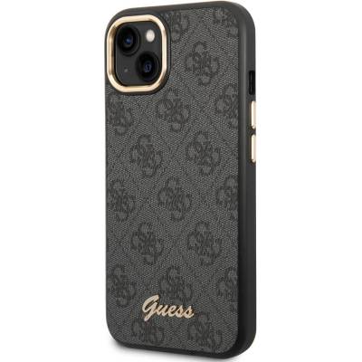 GUESS Гръб Guess PC/TPU 4G Metal Camera Outline Case за iPhone 14 Plus - Черен (3666339065218)