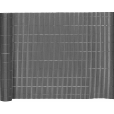 MultiGarden BP-210 Oboustranná PVC zástěna na balkony, ploty a terasy 100 × 500 cm, antracit