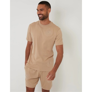 Image 1 of Threadbare Тениска Threadbare Men's Regular Fit TeeWren T-Shirt - Stone