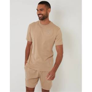 Threadbare Тениска Threadbare Men's Regular Fit TeeWren T-Shirt - Stone