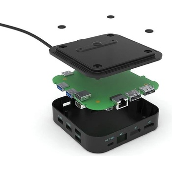 i-Tec USB-C Dual Display Docking Station with Power Delivery 100 W C31DUALDPDOCKPD