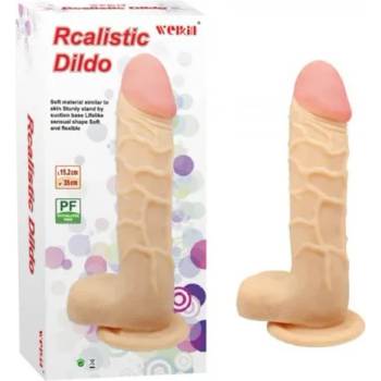 Image 1 of Реалистично пенис дилдо от кибер кожа, 19см. - Realistic Dildo Flesh (CHARM00076)