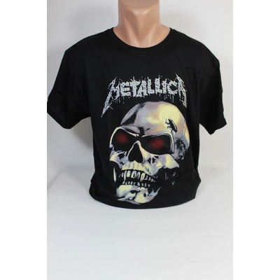 Tričko Metallica lebka Čierna