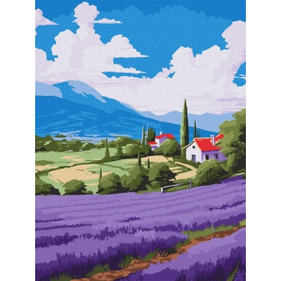 Ideyka Maľovanie podľa čísel Levanduľové miesto art_selena_ua 30 x 40 cm