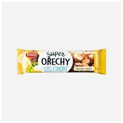 Emco Super ořechy čokoláda a banán 12 x 35 g