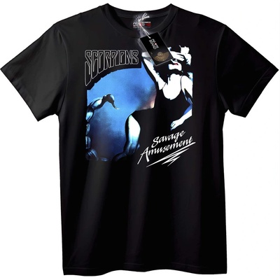 NOONEBRAND Тениска Scorpions Savage Amusement - XL, White