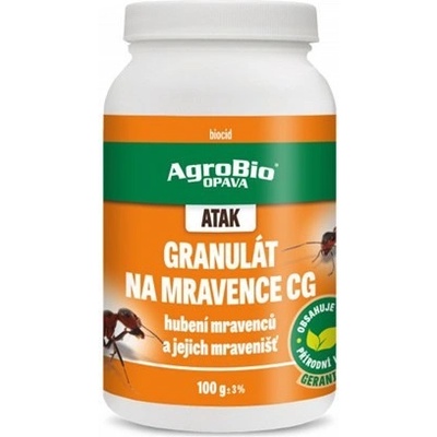 AgroBio ATAK granulát na mravence CG 100 g
