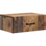 vidaXL Спален шкаф с монтаж на стена Старо дърво 49 x 34, 5 x 20 см (898631)