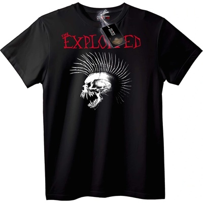 NOONEBRAND Тениска The Exploited Череп Мохоук - 4XL, Black