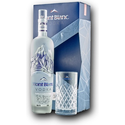 Mont Blanc 40% 0,7 l (darčkové balenie 1 poháre)