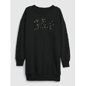 GAP Детска суитшърт рокля с лого GAP GAP | Cheren | Момичешки | 104/110 - zoot - 77,90 лв
