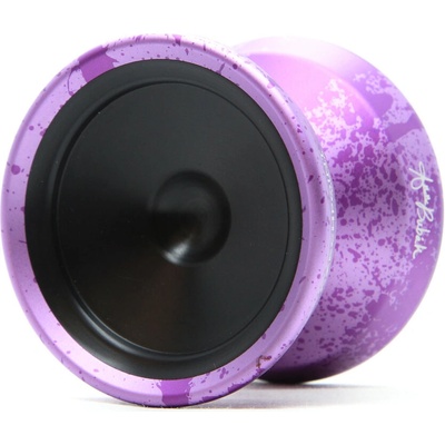 JoJo-YoYo YOYOFACTORY Czech Point Pivot Fingerspin Vashek Kroutil Signature VIOLET SPLASH-BLACK