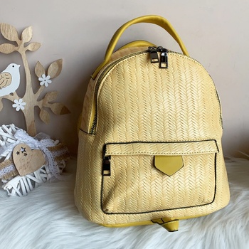 Image 1 of Жълта Чанта Раница - Модел 6105