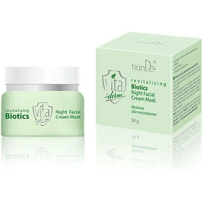 TianDe Vita Derm Revitalizační noční pleťová krémová maska Biotics 50 g