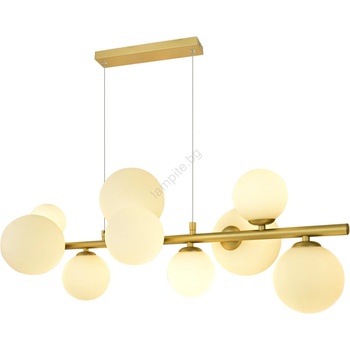 Brilagi - LED Пендел MILLA 10xG9/3W/230V златист/бял (BG1829)
