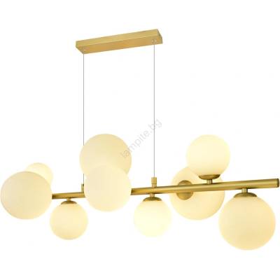 Brilagi - LED Пендел MILLA 10xG9/3W/230V златист/бял (BG1829)