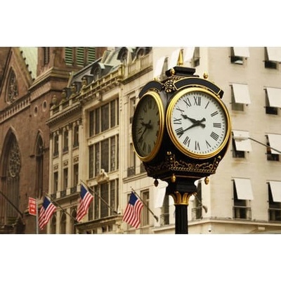 Ceduľa New York hodiny