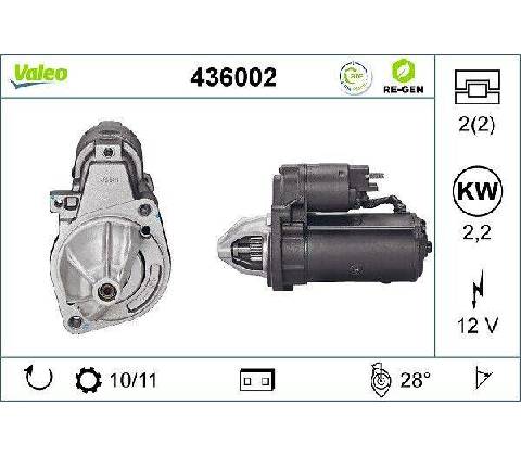 Startér VALEO 436002