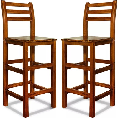 Casaria OSLO 40,5 x 36 x 110 cm prírodná hnedá 2 ks