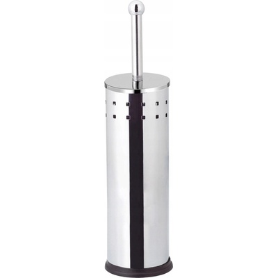 Erga Basic WC kefa na postavenie vzor kocky chróm ERG-04917