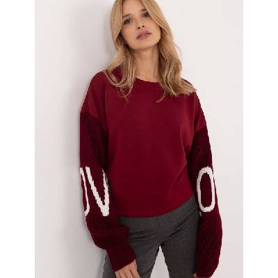 Italy Moda Дамски суичър класически модел 202846 Italy Moda