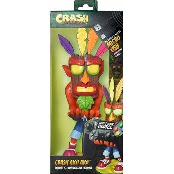 Exquisite Gaming Crash Bandicoot Cable Guy Aku Aku Crash 20 cm