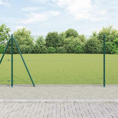 vidaXL Svařovaná drátěná plotina s betonovou základnou 25 x 1,2 m