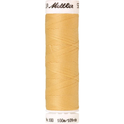 Nitě SERALON 100m na univerzální šití, polyester AMANN Mettler - více barev 6677: 1454 žlutá