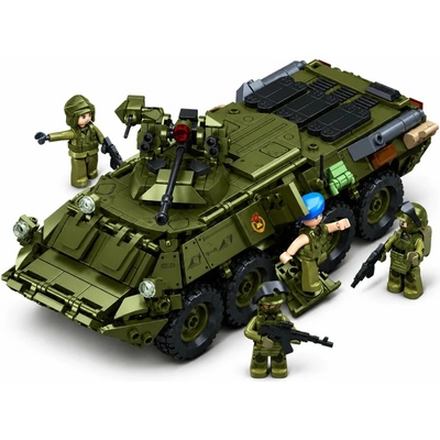 Sluban B1251 Tank BTR-80AS IFV v měřítku 1:35 – Zbozi.Blesk.cz