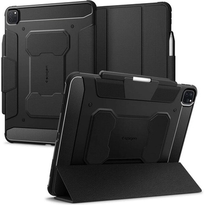 Spigen Противоударен Калъф за iPad Pro 13 2025-2024, Spigen Rugged Armor Pro Case, Черен (ACS07007)