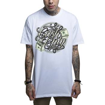 Image 1 of MAFIOSO мъжка тениска mafioso - cash only - БЯЛ - maf068