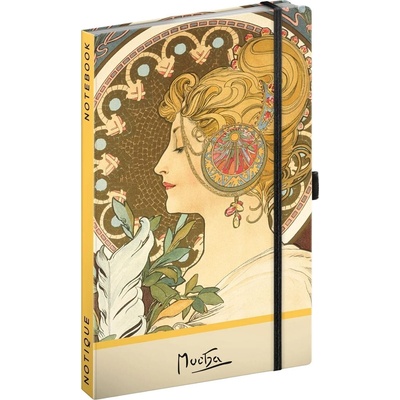 NOTIQUE Alfons Mucha Скицник 172 21 x 13 cm 100 g Feather (A-34391)