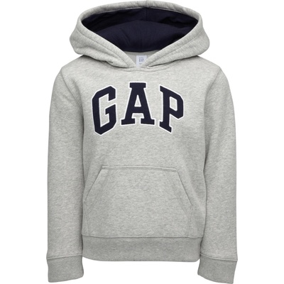 GAP Pullover Logo sivá tmavo modrá