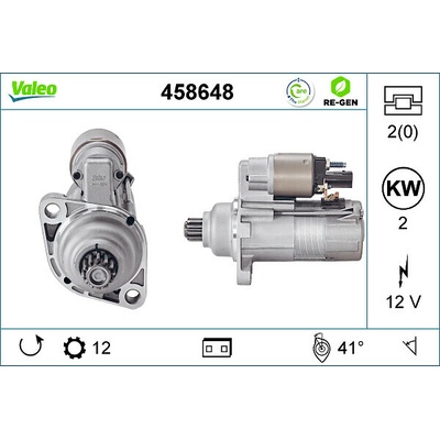Štartér VALEO 458648