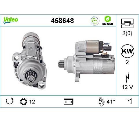 Štartér VALEO 458648