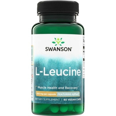 Swanson AjiPure L-Leucine 500 mg 60 kapslí