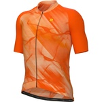 Alé Мъжка фланелка с къс ръкав за колоездене Alé Pragma Crash S/S Jersey Cycling jersey - Orange (056-3949-0314)