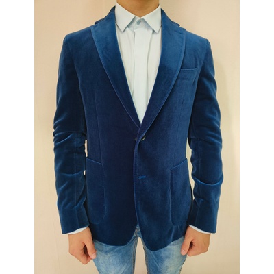 Van Gils Елегантно мъжко сако Tailored FIt в син цвят Van GilsM-265 - Син, размер 50