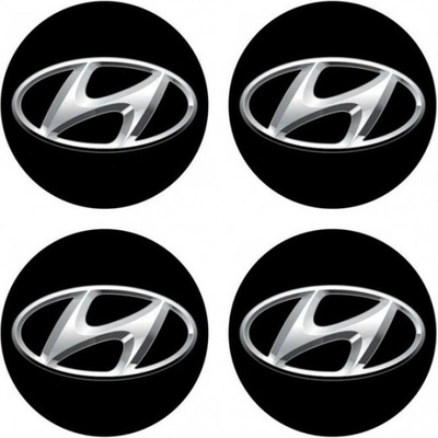 Samolepky živicové 3D HYUNDAI 4ks AutoZulu
