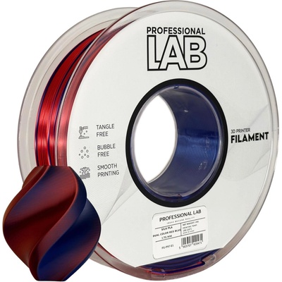 Professional Lab FG-P97-E1, 3D филамент, PLA Silk, 1, 75mm, 1000g, Многоцветен (Red, Blue) (FG-P97-E1)