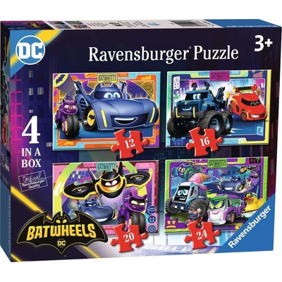 RAVENSBURGER Batwheels 4v1 12 16 20 24 dílků