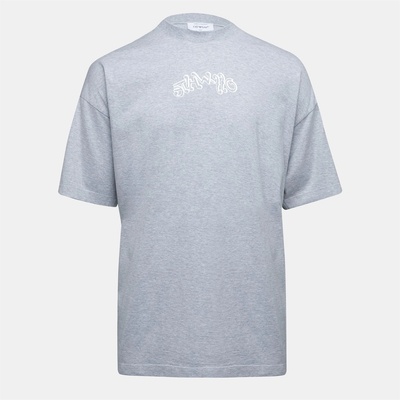 OFF WHITE Тениска OFF WHITE Men's Hl_Music T-Shirt - Grey - White