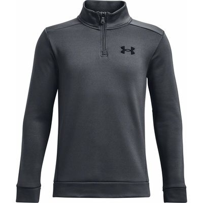 Under Armour Boys' fleece sweatshirt Armour Fleece 1/4 Zip šedá