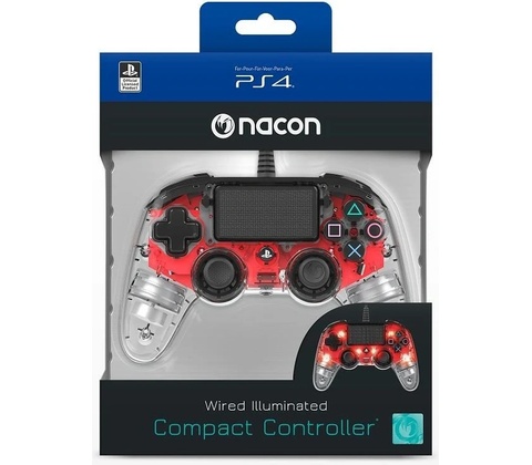 Nacon Wired Compact Controller PS4OFCPADCLRED