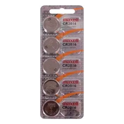 Maxell Бутонна батерия литиева cr2016 3v 5бр. в блистер /цена за 1 бр. батерия/ maxell (ml-bl-cr2016-5pk)