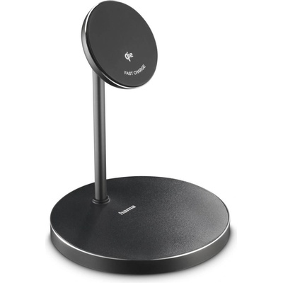 Hama Безжична зарядна станция Qi2, 15W, черно (HAMA-201737)