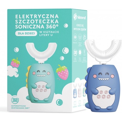 Simed 360 pre deti v tvare U 2 v 1 Blue
