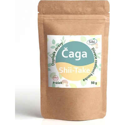 Sibi Čaga & Shiitake prášková směs 50 g