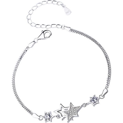 Silenti Jewelry Сребърна гривна "Космос