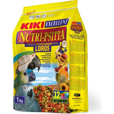 Kiki Nutri-Psitta Velký papoušek 1 kg